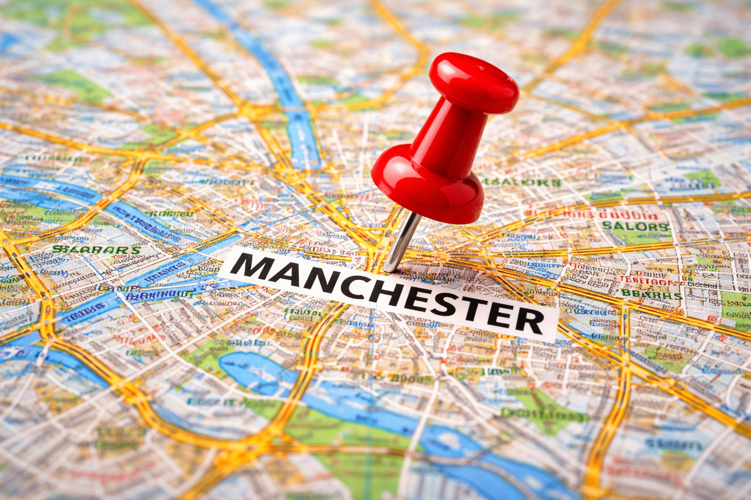 Manchester city skyline