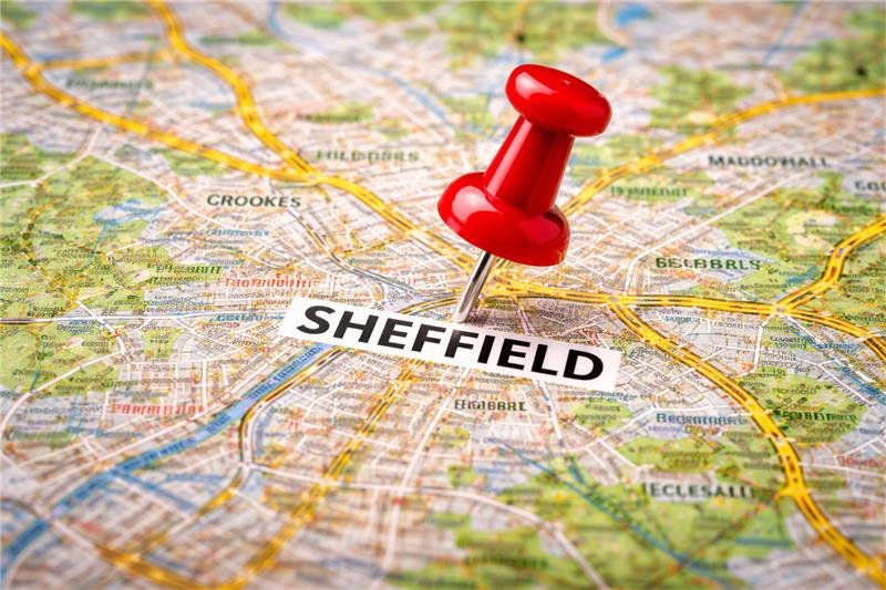 Sheffield city skyline